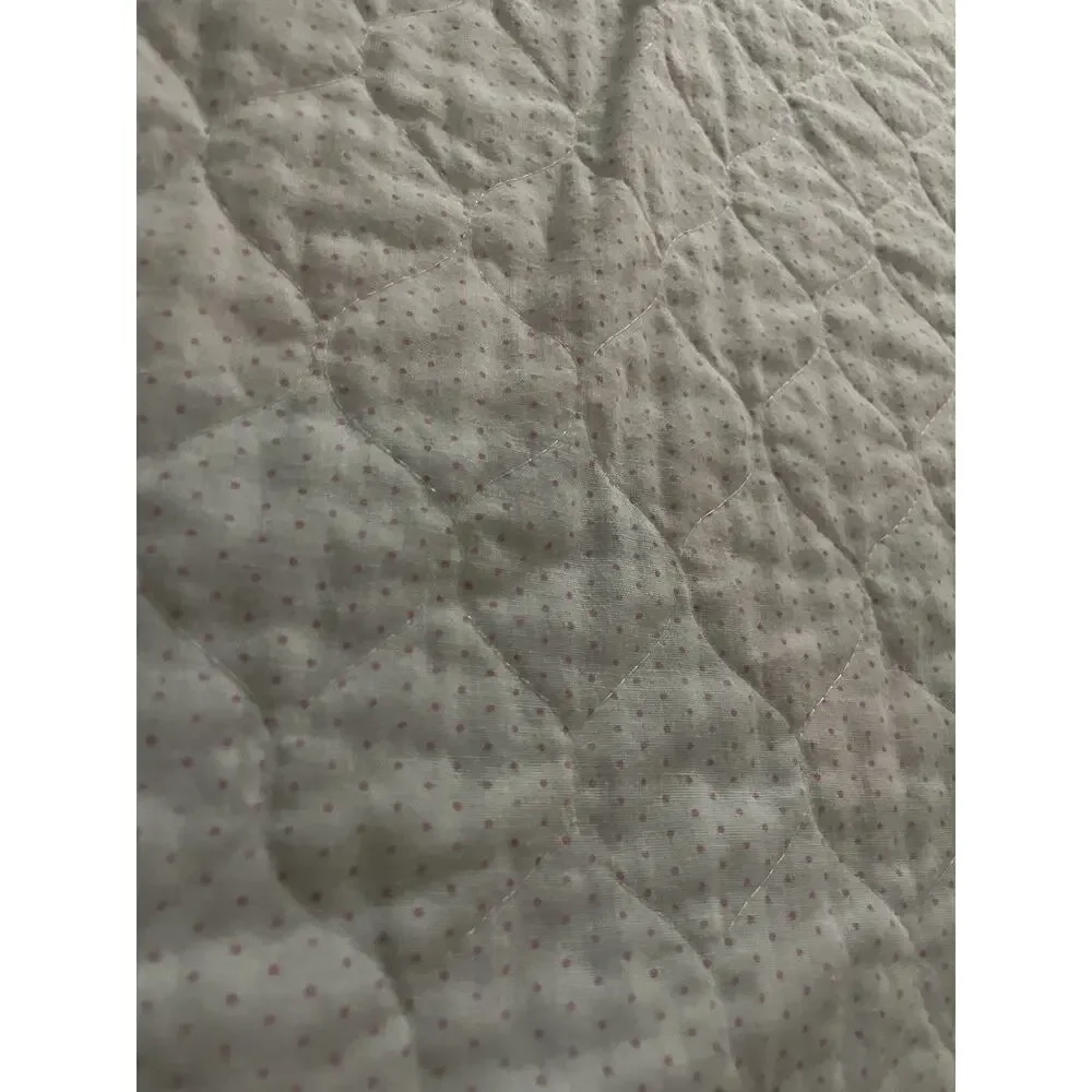 Vintage Handmade Ballerina‎ Bunny Rabbits Pastel Floral Baby Blanket